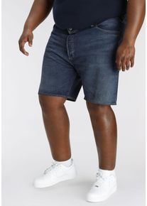 LEVI'S® PLUS LEVI'S PLUS Herren Jeansbermudas "501 HEMMED SHORTS", blau, casual, Gr. 48, Denim/Jeans, Obermaterial: 99% Baumwolle, 1% Elasthan, Jeans, mit