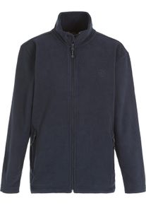 ZIGZAG Kinder Fleecejacke "Zap", blau, casual, Gr. 104, unifarben, 100% Polyester, Jacken, aus kuscheligem Funktionsmaterial