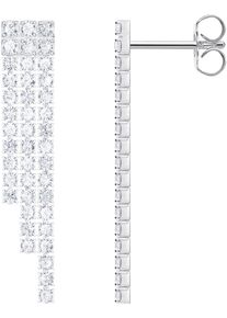 Thomas Sabo Damen Paar Ohrstecker "Schmuck Silber 925 Ohrringe Wasserfall, H2309-051-14", Silber 925 (Sterlingsilber), silber, Silber 925