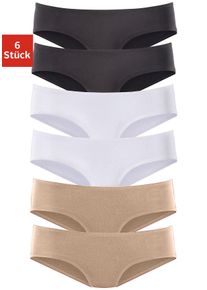 Vivance ACTIVE Damen Hipster, Gr. 32, beige, Microfaser, Obermaterial: 95% Polyamid, 5% Elasthan (LYCRA), unifarben, Unterhosen, aus weicher