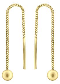 Firetti Damen Paar Ohrhänger "Schmuck Geschenk Gold 333 Ohrschmuck Durchzieher Kugel", Gelbgold 333, gold, Gelbgold 333, Ohrringe