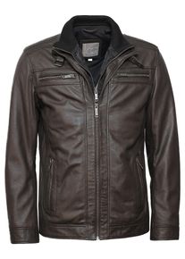 JCC Herren Lederjacke "31023632", braun, Gr. 50, Obermaterial: 100% Leder, Schaf; Futter: 100% Polyester; Wattierung: 100% Polyester, Jacken