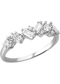 Firetti Damen Fingerring "Schmuck Geschenk Silber 925 Damenring Ring Cluster Look", 56, Silber 925 (Sterlingsilber), 1,7mm, silber, Silber 925