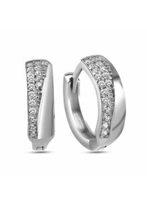 dKeniz Damen Paar Creolen "925/- Sterlin Silber Welle", ONE-SIZE, Silber 925 (Sterlingsilber), silber, Silber 925 (Sterlingsilber), Ohrringe