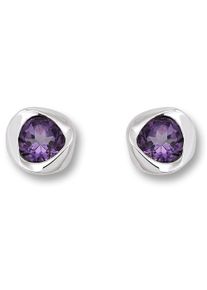 ONE ELEMENT Damen Paar Ohrhänger "Amethyst Ohrringe Ohrstecker aus 925 Silber", Damen, Silber 925 (Sterlingsilber), silber, Silber 925