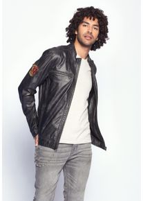 Mustang Herren Lederjacke "Varberg", braun, Gr. XL, Obermaterial: 100% Leder, Lamm / Futter: 100% Baumwolle / Ärmelfutter: 100% Polyester, Jacken