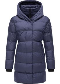 Ragwear Damen Kurzmantel "Niara", blau, modisch, Gr. 4XL, Außenmaterial: 100% Polyester, Innenfutter: 100% Polyester, Wattierung: 100% Polyester,