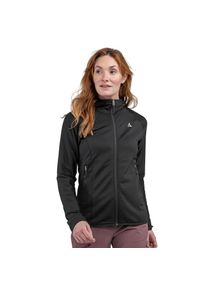Schöffel SCHÖFFEL Damen Fleecejacke "Fleece Hoody Style Cascata WMS", schwarz, sportlich, Gr. 38, Obermaterial: 94% Polyester, 6% Elasthan, Jacken