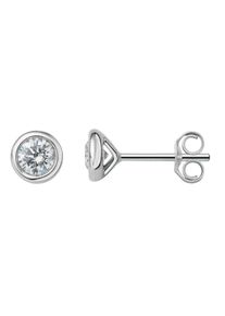 ONE ELEMENT Damen Paar Ohrhänger, Damen, 0.42 ct, Weißgold 585-Diamanten, silber, Weißgold 585, Diamanten, Ohrringe, Damen Gold Schmuck Zarge