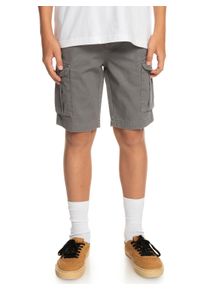 Quiksilver Kinder Cargoshorts "Crucial Battle", schwarz, Gr. 16, [Hauptstoff] 100% Baumwolle, Hosen