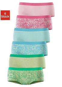 Petite Fleur Damen Panty, Gr. 32, bunt, Jersey, Obermaterial: 95% Baumwolle, 5% Elasthan, unifarben, bedruckt, Unterhosen, aus elastischer Baumwolle
