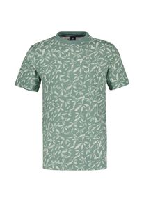 Lerros Herren T-Shirt "Lerros T-Shirt mit Print", grün, Gr. 5XL, 100% Baumwolle, Shirts