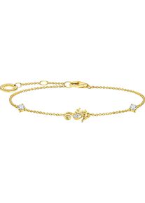 Thomas Sabo Damen Armband "Seepferdchen-Motiv, A2061-414-14-L19V", 19, Silber 925 (Sterlingsilber), gold, Silber 925 (Sterlingsilber), Armbänder, mit