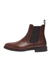 Henry Stevens Herren Chelseaboots "Marshall CB2", Gr. 40,5, braun, Leder, klassisch, Schuhe