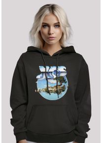 F4NT4STIC Damen Kapuzenpullover "YES Chrome Island", schwarz, casual, Gr. XS, Obermaterial: 65% Baumwolle, 35% Polyester, Pullover, Premium Qualität
