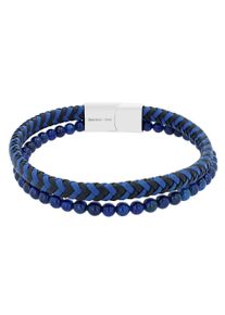 Adelia´s ADELIA ́S Damen Edelstahlarmband "Damen Armband aus Edelstahl 21,5 cm", 21,5, Edelstahlblau, Edelstahl, Armbänder