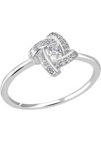 Firetti Damen Fingerring "Schmuck Geschenk Silber 925 Damenring Ring Blume", 60, Silber 925 (Sterlingsilber), 1,2mm, silber, Silber 925
