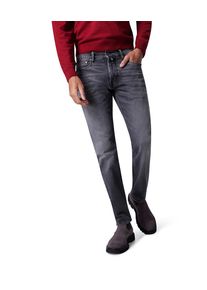 Pierre Cardin Herren 5-Pocket-Jeans "PC-Lyon", grau, casual, Gr. 32, Denim/Jeans, Obermaterial: 99% Baumwolle, 1% Elasthan, Jeans, mit leichten