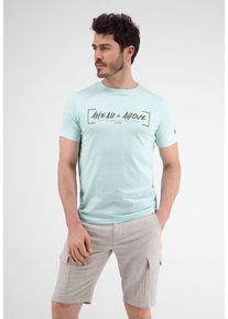 Lerros Herren T-Shirt "Lerros T-Shirt *Ahead & Above*", blau, Gr. S, 100% Baumwolle, Shirts