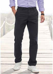H.I.S. H.I.S Herren Chinohose "regular-fit", schwarz, casual, Gr. 32, unifarben, Web, Obermaterial: 98% Baumwolle, 2% Elasthan, Hosen, lange Hose, aus