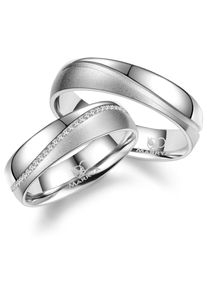MARRYA Damen Partnerring "Silber Ringe Trauringe Eheringe Partnerringe", 66, Silber 925 (Sterlingsilber), silber, Silber 925 (Sterlingsilber),