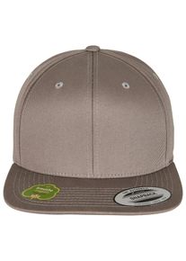 Flexfit Damen Flex Cap "Flexfit Unisex Organic Cotton Snapback", grau, casual, unifarben, 98% Baumwolle, 2% Elasthan, Caps