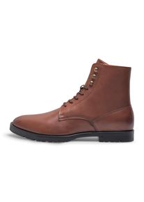 Henry Stevens Herren Schnürboots "Wallace PDB", Gr. 41, braun, Leder, klassisch, Schuhe