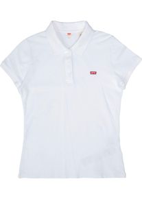 Levi's LEVI'S Damen Poloshirt "Slim Polo Neutrals", weiß, casual, Gr. XS, Obermaterial: 95% Baumwolle, 5% Elasthan, Shirts