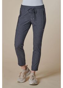 Zhrill Damen Jogger Pants "CHIARA", blau, casual, Gr. XXL, meliert, Obermaterial: 59% Polyester, 19% Viskose, 17% Polyamid, 5% Elasthan, Hosen, in