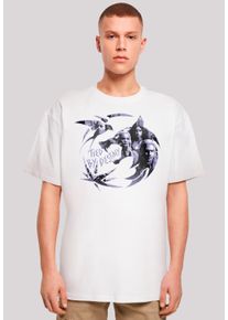 F4NT4STIC Herren T-Shirt "The Witcher Wolf Logo", weiß, casual, Gr. XXL, Obermaterial: 100% Baumwolle, Shirts, Premium Qualität