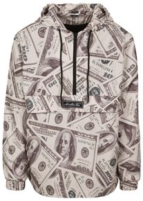 MisterTee Herren Allwetterjacke "MisterTee Herren Mister Tee Dollar Windbreaker", beige, casual, Gr. S, unifarben, 100% Polyester, Jacken
