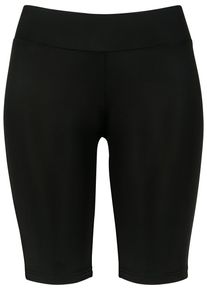 Urban Classics Damen Stoffhose "Urban Classics Damen Ladies Cycle Shorts", schwarz, Gr. XS, unifarben, 80% Polyamid, 20% Elasthan, Hosen