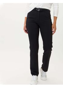 Damen Jogginghose "Style 7/8-Cityhose", schwarz, Gr. 19, RAPHAELA BY Brax, 52% Polyester, 43% Schurwolle, 5% Elasthan, Hosen