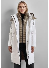 Street One Damen Steppjacke, grau, casual, Gr. 40, unifarben, Stoff, Obermaterial: 100% Polyester; Futter: 100% Polyester, Jacken, mit verdeckter