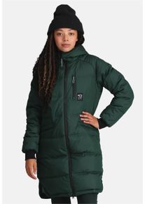 KARI TRAA Damen Daunenjacke "Rongve", grün, casual, Gr. L, unifarben, 95% Polyamid, 5% Elasthan, Jacken, im Steppdesign mit langem Schnitt
