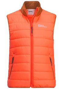 Jack Wolfskin Kinder Steppweste "ZENON VEST K", orange, Gr. 152, OBERSTOFF 100% POLYESTER, 1.FUTTER 100% POLYESTER, 2.FUTTER 100% POLYESTER FÜLLUNG