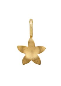 OROLINO Damen Ketten-Anhänger "585 Gold mit Blumen-Motiv 7mm breit", ONE-SIZE, Gold, 0,2 g, gelb, Gold, Schmuckanhänger