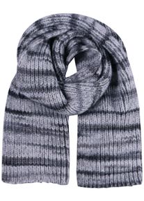 Damen Strickschal, grau, feminin,klassisch,modisch, Capelli New York, Grobstrick, Materialmix, Modetücher, Strickschal mit Wollanteil