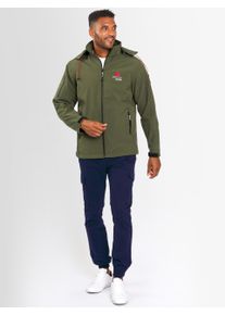 Arctic Seven Herren Softshelljacke "ASAdventuraa", grün, Gr. XXL, Obermaterial: 96% Polyester, 4% Elasthan; Innenmaterial: 100% Polyester, Jacken,