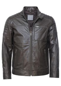 JCC Herren Lederjacke "31023636", braun, Gr. 52, Obermaterial: 100% Lammleder / Innenfutter: 100% Baumwolle / Ärmelfutter: 100% Polyester, Jacken