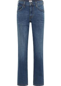 Mustang Herren Straight-Jeans "Style Big Sur Straight", blau, casual, Gr. 33, Denim/Jeans, Obermaterial: 99% Baumwolle, 1% Elasthan, Jeans