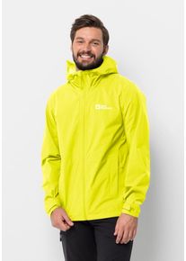 Jack Wolfskin Herren Funktionsjacke "ELSBERG 2.5L JKT M", gelb, Gr. S, Hauptmaterial: 100% Polyester (recycled); Futter: 100% Polyester (recycled),