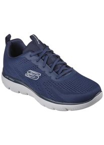 Skechers Herren Sneaker "SUMMITS-TORRE", Gr. 41, blau, Textil, casual, Schuhe, Freizeitschuh, Trainingsschuh, Schnürschuh mit Memory Foam