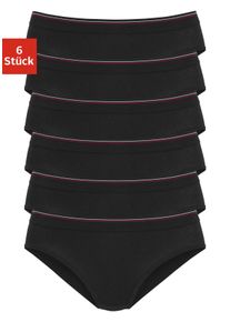 H.I.S. H.I.S Damen Bikinislip, Gr. 36, schwarz, Obermaterial: 95% Baumwolle, 5% Elasthan, unifarben, Unterhosen, aus elastischer Baumwoll-Qualität