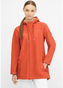 Bench. Damen Steppjacke "642191", orange, casual, Gr. 42, unifarben, Web, Obermaterial: 100% Polyester, Jacken