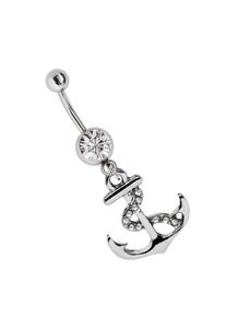 Adelia´s ADELIA ́S Damen Bauchnabelpiercing "Piercing Bauchnabelpiercing", silber, Chirurgiestahl, Piercings, Symbol für Glaube, Liebe und Hoffnung
