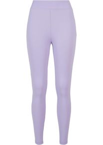 Urban Classics Damen Leggings "Urban Classics Damen Ladies High Waist Tech Leggings", lila, Gr. S, unifarben, 80% Polyimid, 20% Elasthan, Hosen