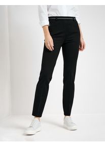Damen Boyfriend-Hose "Style DamenpulloverTH", schwarz, Gr. 50, RAPHAELA BY Brax, 63% Viskose, 33% Polyamid, 4% Elasthan, Hosen