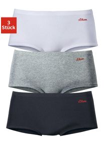 s.Oliver Damen Panty, Gr. 32, weiß, Jersey, Obermaterial: 90% Baumwolle, 10% Elasthan (LYCRA), unifarben, Unterhosen, aus elastischer