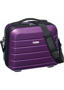 Check.In Beautycase "London 2.0", lila, ABS, Taschen, Kosmetiktasche, zum Aufstecken, Reisetasche, mit Schulterriemen